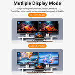 Docking station Type-C 9 in 1 con supporto per laptop