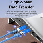 Docking station Type-C 9 in 1 con supporto per laptop