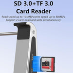 Docking station Type-C 9 in 1 con supporto per laptop
