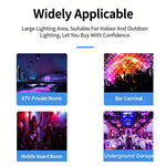 Mini lampada a LED con testa mobile e sfera magica per creare atmosfera, ideale per feste in casa, bar e palcoscenici., No Bluetooth With Remote Control, No Bluetooth No Remote Control, With Bluetooth With Remote Control, With Bluetooth No Remote Control