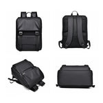 WEIXIER WD2625 Zaino da uomo minimalista impermeabile di grande capacità per lavoro e laptop