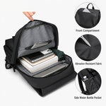 WEIXIER WD2625 Zaino da uomo minimalista impermeabile di grande capacità per lavoro e laptop