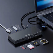 Blueendless USB 3.2 High-Speed Card Reader For CFEA/CFeB/SD 4.0/TF Cameras And Memory Cards, CFEA+CFeB+SD 4.0+TF