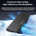 Blueendless USB 3.2 High-Speed Card Reader For CFEA/CFeB/SD 4.0/TF Cameras And Memory Cards, CFEA+CFeB+SD 4.0+TF