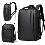 Zaino WEIXIER B683 di grande capacità espandibile per uomo, ideale per lavoro e laptop.