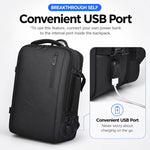Zaino WEIXIER B683 di grande capacità espandibile per uomo, ideale per lavoro e laptop.