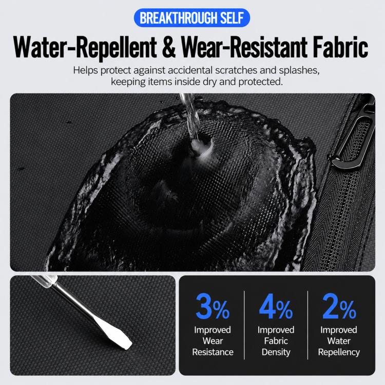 Zaino WEIXIER B683 di grande capacità espandibile per uomo, ideale per lavoro e laptop.