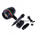 Lampada da giardino rotonda interrata con luce laser per esterni., US Plug, EU Plug, UK Plug, AU Plug