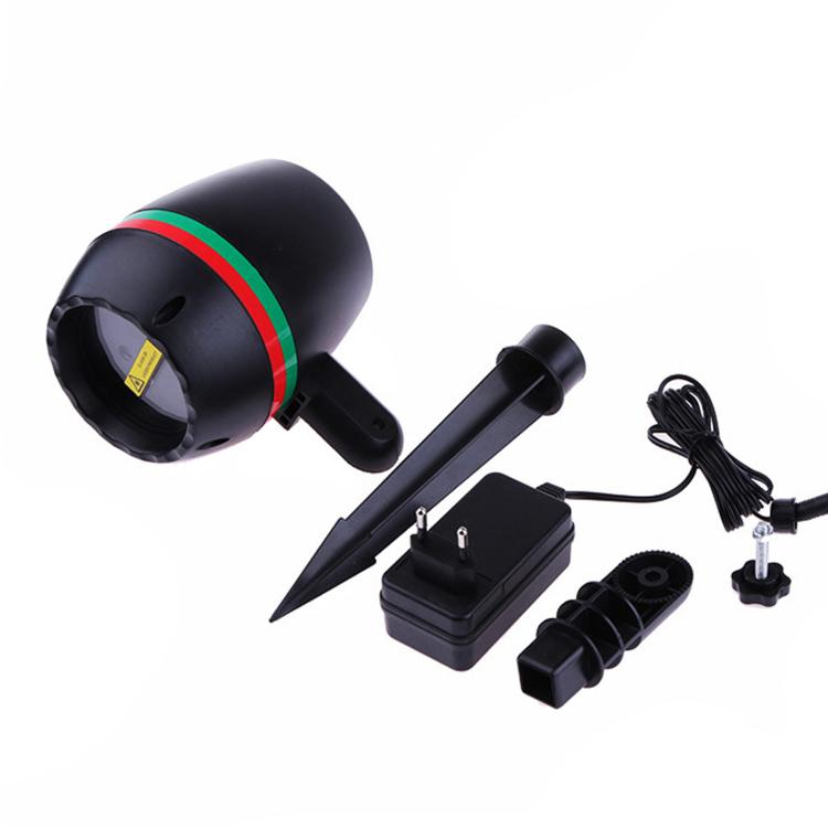 Lampada da giardino rotonda interrata con luce laser per esterni., US Plug, EU Plug, UK Plug, AU Plug