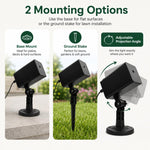 Lampada da esterno impermeabile da incasso a terra per giardino, decorazione paesaggistica e atmosfera., US PLug, EU Plug, UK Plug, AU Plug