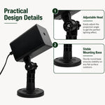 Lampada da esterno impermeabile da incasso a terra per giardino, decorazione paesaggistica e atmosfera., US PLug, EU Plug, UK Plug, AU Plug
