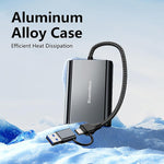 Blueendless Card Reader Camera Converter, CFeA / USB3.2 10Gbps, CFeB / USB3.2 10Gbps, SD/TF4.0 / 312MB/s
