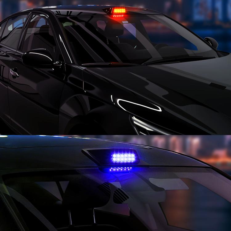 Lampada segnalazione LED solare per tetto auto IP65