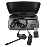 Auricolari Bluetooth con gancio auricolare girevole, HD, riduzione del rumore, resistenti alla pioggia., V2