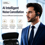 Auricolari Bluetooth con gancio auricolare girevole, HD, riduzione del rumore, resistenti alla pioggia., V2