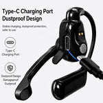 Auricolari Bluetooth con gancio auricolare girevole, HD, riduzione del rumore, resistenti alla pioggia., V2