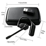 Auricolari Bluetooth con gancio auricolare girevole, HD, riduzione del rumore, resistenti alla pioggia., V2