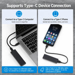 Blueendless 2806N M.2 NVMe SSD Enclosure 10Gbps Aluminum External Solid State Drive Case Portable PCIe M-Key/B&M-Key Reader, Dual Cables Included, Single Cable Included