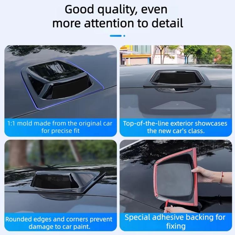 Copertura decorativa tetto auto con simulazione LiDAR
