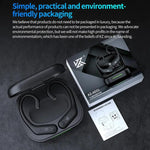 Auricolari da gaming wireless HD Bluetooth 5.4 con ganci auricolari, AE01