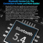 Auricolari da gaming wireless HD Bluetooth 5.4 con ganci auricolari, AE01