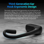 Auricolari da gaming wireless HD Bluetooth 5.4 con ganci auricolari, AE01