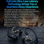 Auricolari da gaming wireless HD Bluetooth 5.4 con ganci auricolari, AE01