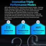 Auricolari da gaming wireless HD Bluetooth 5.4 con ganci auricolari, AE01