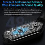 Auricolari da gaming wireless HD Bluetooth 5.4 con ganci auricolari, AE01