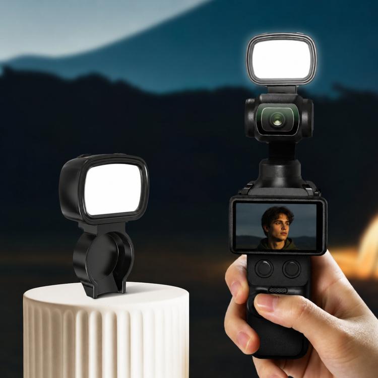 Per DJI Pocket 4 BRDRC Luce selfie magnetica portatile