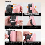 Custodia a libro con chiusura magnetica per filtro BRDRC per DJI Osmo Pocket 3.