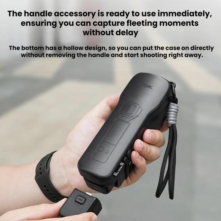 Custodia a libro con chiusura magnetica per filtro BRDRC per DJI Osmo Pocket 3.