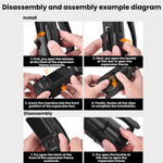 Telaio estensibile multifunzione Flymile con cinghia di montaggio per DJI Pocket 4 / 3.