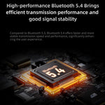 Cuffie da gioco Hi-Fi wireless HD Bluetooth 5.4 con gancio auricolare, riduzione attiva del rumore e tecnologia Hi-Fi., AN01