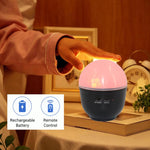 EMS-28 Luce notturna a LED delicata per gli occhi, ideale per ufficio e studio, lampada per proiezioni di ambienti scenici., Rechargeable With Remote Control, Rechargeable No Remote Cotrol, Plug-in With Remote Control