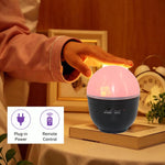 EMS-28 Luce notturna a LED delicata per gli occhi, ideale per ufficio e studio, lampada per proiezioni di ambienti scenici., Rechargeable With Remote Control, Rechargeable No Remote Cotrol, Plug-in With Remote Control