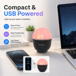 EMS-28 Luce notturna a LED delicata per gli occhi, ideale per ufficio e studio, lampada per proiezioni di ambienti scenici., Rechargeable With Remote Control, Rechargeable No Remote Cotrol, Plug-in With Remote Control