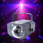 Sfera magica laser in plastica, luce colorata rotante per palcoscenico, ideale per KTV e bar, per creare un'atmosfera suggestiva., US Plug Grey, EU Plug Grey, UK Plug Grey, AU Plug Grey, US Plug White, EU Plug White, UK Plug White, AU Plug White       ...