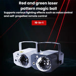 Sfera magica laser in plastica, luce colorata rotante per palcoscenico, ideale per KTV e bar, per creare un'atmosfera suggestiva., US Plug Grey, EU Plug Grey, UK Plug Grey, AU Plug Grey, US Plug White, EU Plug White, UK Plug White, AU Plug White       ...