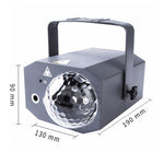 Sfera magica laser in plastica, luce colorata rotante per palcoscenico, ideale per KTV e bar, per creare un'atmosfera suggestiva., US Plug Grey, EU Plug Grey, UK Plug Grey, AU Plug Grey, US Plug White, EU Plug White, UK Plug White, AU Plug White       ...