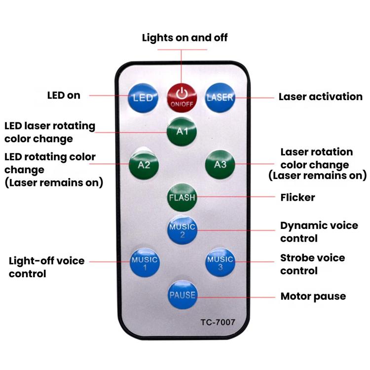 Proiettore laser in metallo, luce LED a sfera magica, luce d'atmosfera per feste e bar, US Plug Black, EU Plug Black, UK Plug Black, AU Plug Black, US Plug White, UK Plug White, AU Plug White, EU Plug White