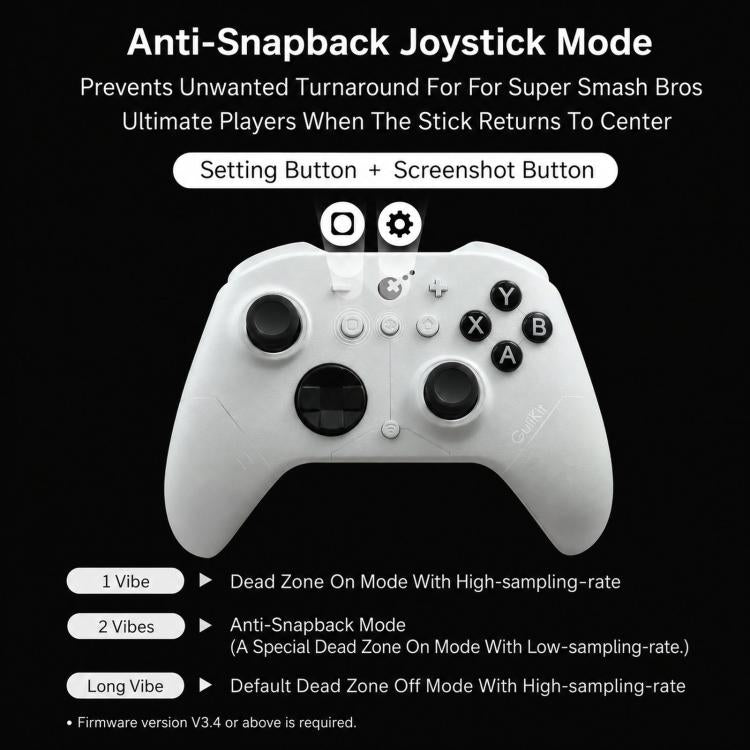 GuliKit ES Pro Controller wireless con joystick TMR