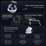 GuliKit ES Pro Controller per eSport con joystick TMR, supporto Switch / Switch 2 Wakeup