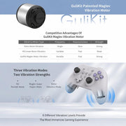 Controller GuliKit NS39 KK3 MAX con joystick e grilletti a effetto Hall, compatibile con Windows, Switch, Switch 2, Android e iOS.