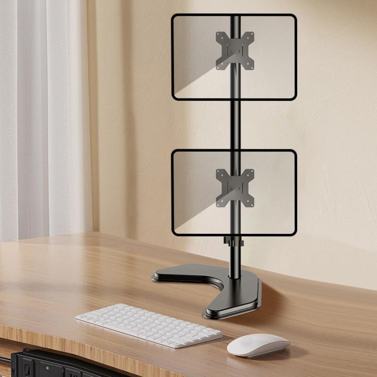 Supporto da scrivania regolabile per doppio monitor