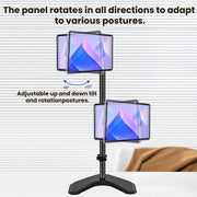 Supporto da scrivania regolabile per doppio monitor