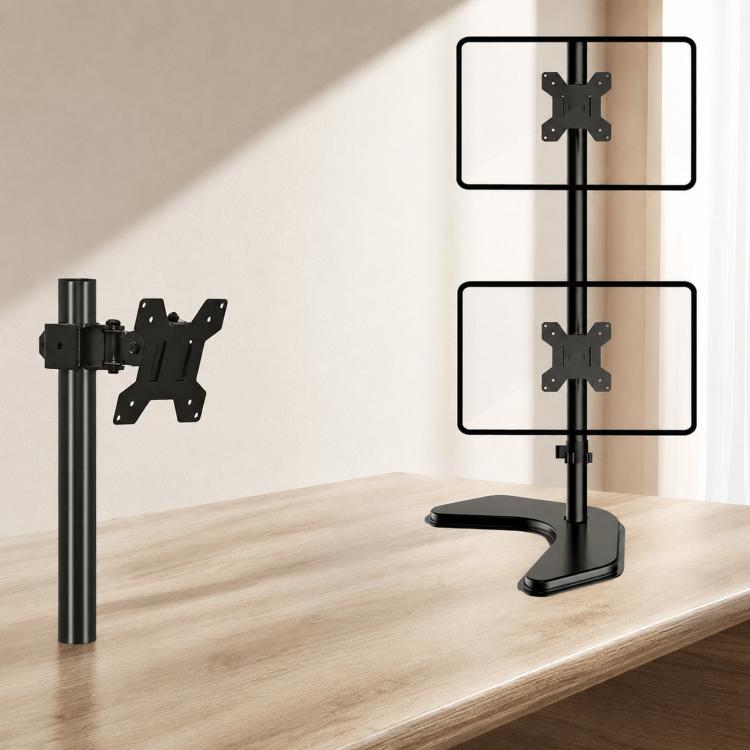 Supporto da scrivania regolabile per doppio monitor