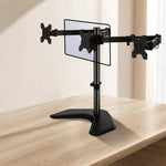 Supporto per monitor a sbalzo girevole 360° per tre schermi