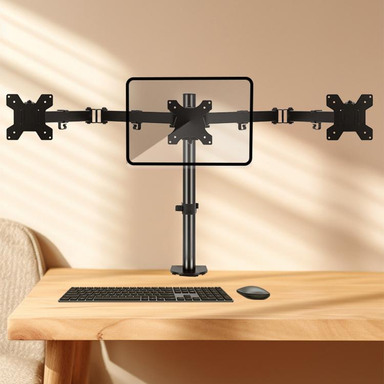 Supporto girevole 360° per triplo monitor ZX-T033W