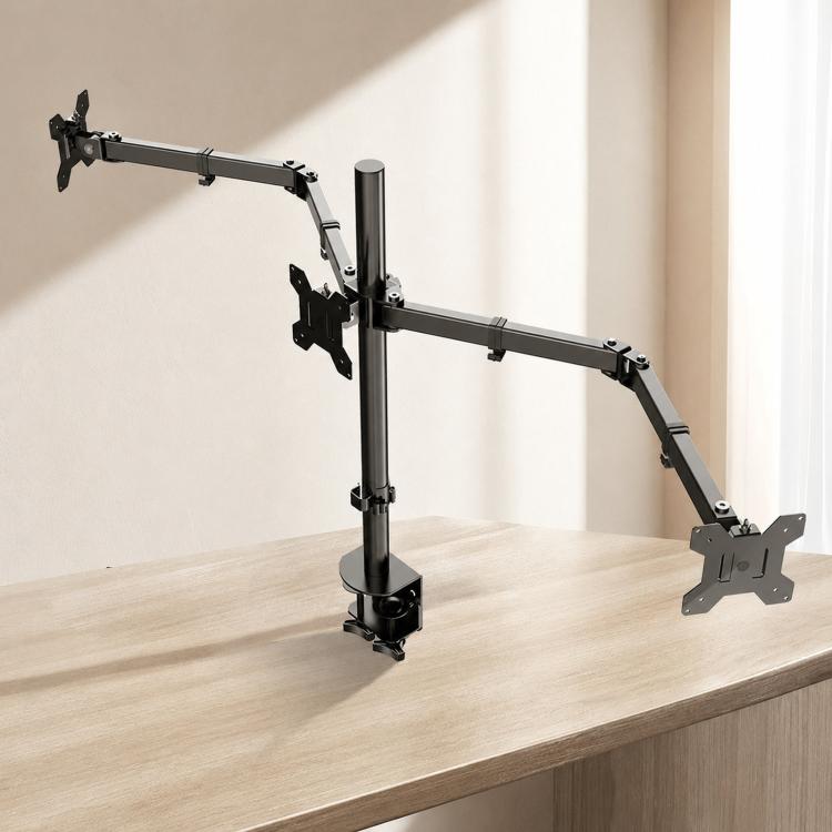 Supporto girevole 360° per triplo monitor ZX-T033W